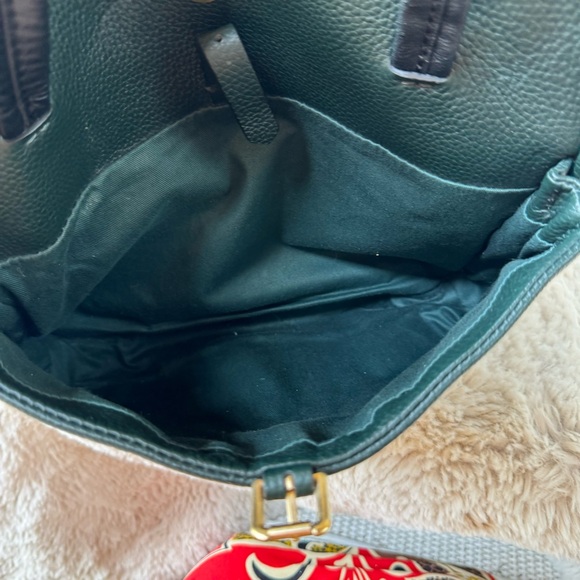 Zara Dark Green Thick 100% Pebble Cow Leather Tote bag - Picture 15 of 16